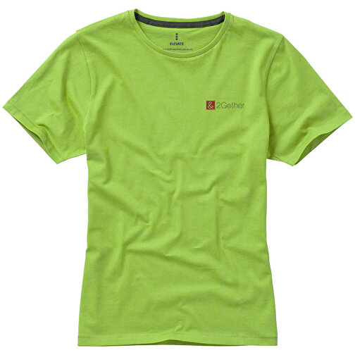 Nanaimo – T-Shirt Für Damen , apfelgrün, Single jersey Strick 100% BCI Baumwolle, 160 g/m2, M, , Bild 2