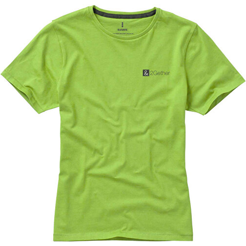 Nanaimo – T-Shirt Für Damen , apfelgrün, Single jersey Strick 100% BCI Baumwolle, 160 g/m2, XL, , Bild 4