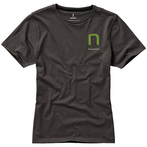 Nanaimo – T-Shirt Für Damen , anthrazit, Single jersey Strick 100% BCI Baumwolle, 160 g/m2, S, , Bild 4