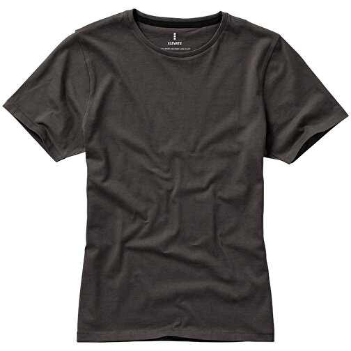 Nanaimo – T-Shirt Für Damen , anthrazit, Single jersey Strick 100% BCI Baumwolle, 160 g/m2, XXL, , Bild 7