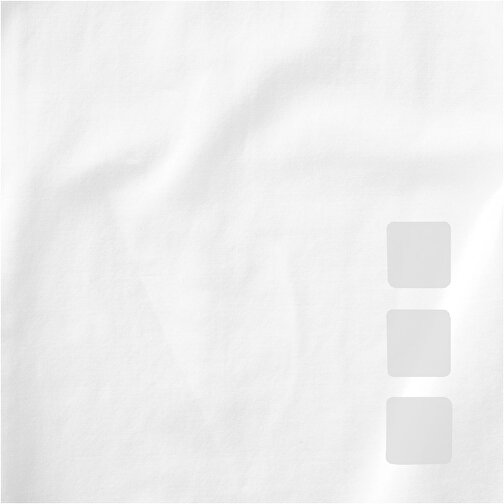 Kawartha T-Shirt Für Herren Mit V-Ausschnitt , Green Concept, weiss, Single jersey Strick 95% Bio Baumwolle, 5% Elastan, 200 g/m2, S, , Bild 5