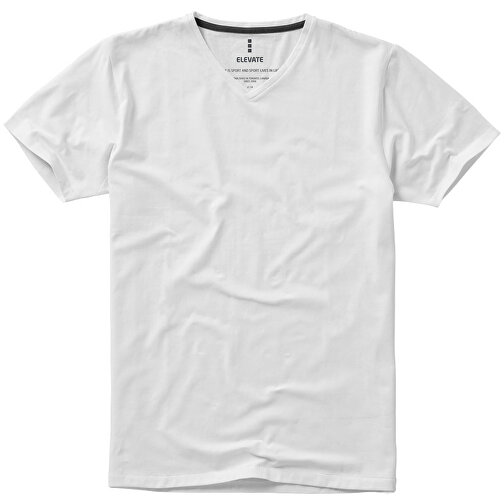 Kawartha T-Shirt Für Herren Mit V-Ausschnitt , Green Concept, weiß, Single jersey Strick 95% Bio Baumwolle, 5% Elastan, 200 g/m2, M, , Bild 7