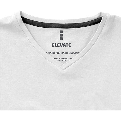 Kawartha T-Shirt Für Herren Mit V-Ausschnitt , Green Concept, weiß, Single jersey Strick 95% Bio Baumwolle, 5% Elastan, 200 g/m2, L, , Bild 6
