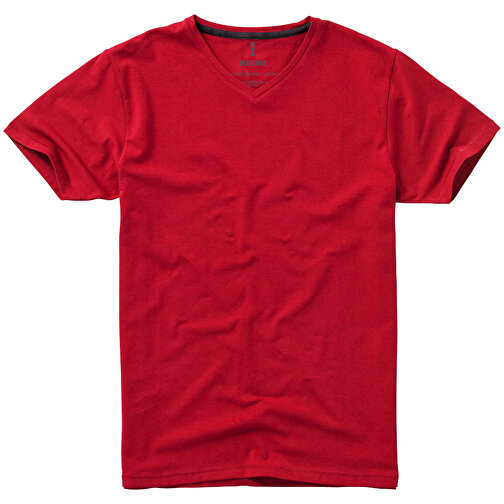 Kawartha T-Shirt Für Herren Mit V-Ausschnitt , Green Concept, rot, Single jersey Strick 95% Bio Baumwolle, 5% Elastan, 200 g/m2, S, , Bild 7