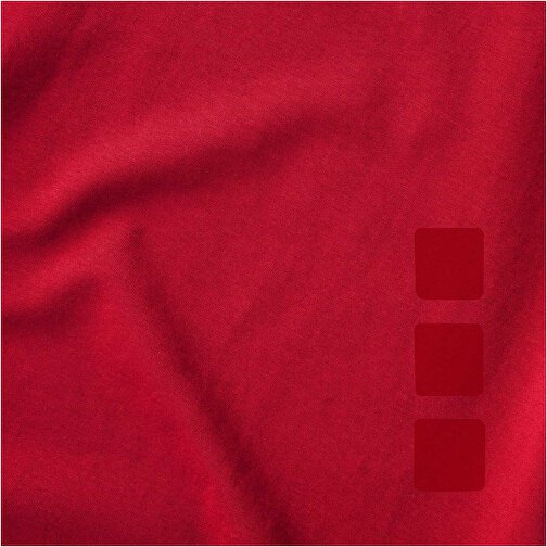 Kawartha T-Shirt Für Herren Mit V-Ausschnitt , Green Concept, rot, Single jersey Strick 95% Bio Baumwolle, 5% Elastan, 200 g/m2, XL, , Bild 5