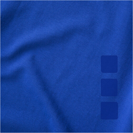 Kawartha T-Shirt Für Herren Mit V-Ausschnitt , Green Concept, blau, Single jersey Strick 95% Bio Baumwolle, 5% Elastan, 200 g/m2, L, , Bild 5