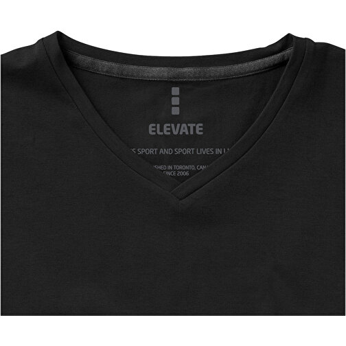 Kawartha T-Shirt Für Herren Mit V-Ausschnitt , Green Concept, schwarz, Single jersey Strick 95% Bio Baumwolle, 5% Elastan, 200 g/m2, M, , Bild 6