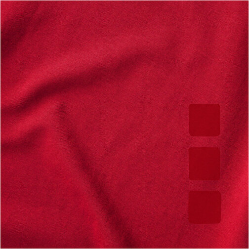 Kawartha T-Shirt Für Damen Mit V-Ausschnitt , Green Concept, rot, Single jersey Strick 95% Bio Baumwolle, 5% Elastan, 200 g/m2, S, , Bild 5