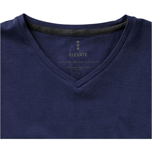 Kawartha T-Shirt Für Damen Mit V-Ausschnitt , Green Concept, navy, Single jersey Strick 95% Bio Baumwolle, 5% Elastan, 200 g/m2, XXL, , Bild 7