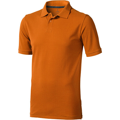 Calgary Poloshirt Für Herren , orange, Piqué Strick 100% BCI Baumwolle, 200 g/m2, L, , Bild 1