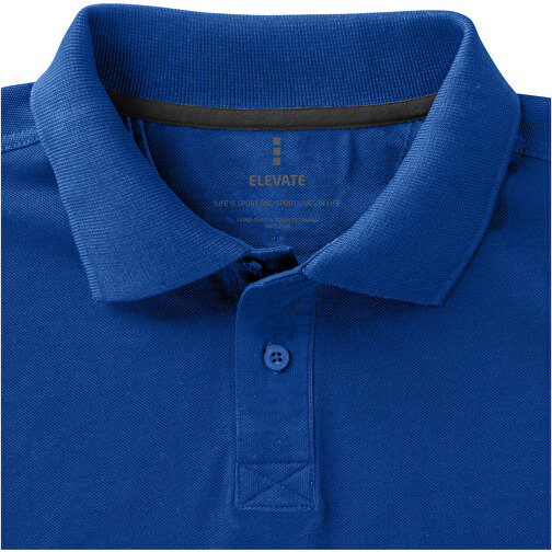 Calgary Poloshirt Für Herren , blau, Piqué Strick 100% BCI Baumwolle, 200 g/m2, L, , Bild 5