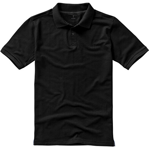 Calgary Poloshirt Für Herren , schwarz, Piqué Strick 100% BCI Baumwolle, 200 g/m2, XXL, , Bild 3