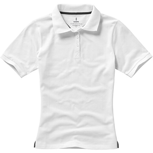 Calgary Poloshirt Für Damen , weiss, Piqué Strick  Baumwolle, 200 g/m2, XL, , Bild 1