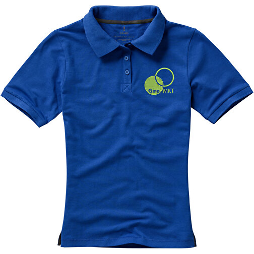 Calgary Poloshirt Für Damen , blau, Piqué Strick  Baumwolle, 200 g/m2, M, , Bild 4