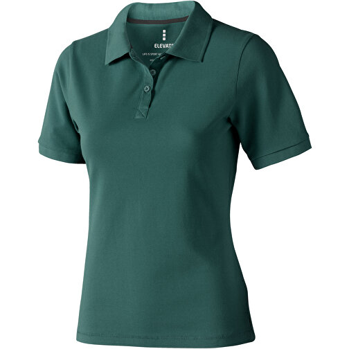 Calgary Poloshirt Für Damen , waldgrün, Piqué Strick  Baumwolle, 200 g/m2, L, , Bild 1