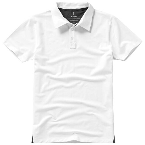 Markham Stretch Poloshirt Für Herren , weiß, Double Pique Strick 5% Elastan, 95% BCI Baumwolle, 200 g/m2, S, , Bild 14