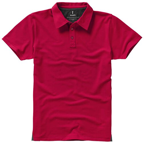 Markham Stretch Poloshirt Für Herren , rot, Double Pique Strick 5% Elastan, 95% BCI Baumwolle, 200 g/m2, S, , Bild 10