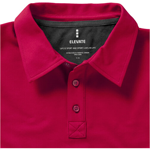 Markham Stretch Poloshirt Für Herren , rot, Double Pique Strick 5% Elastan, 95% BCI Baumwolle, 200 g/m2, S, , Bild 6