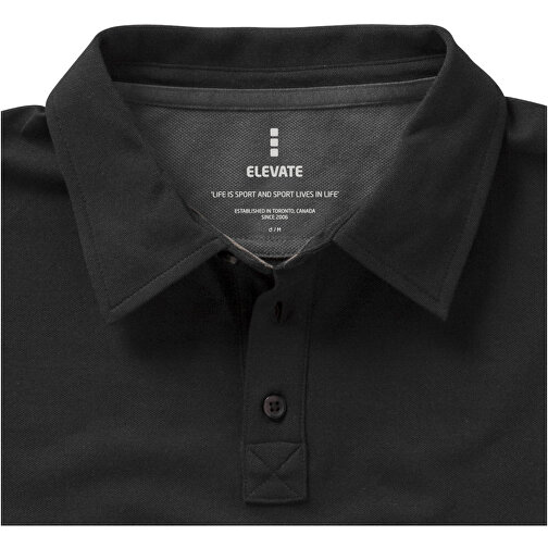 Markham Stretch Poloshirt Für Herren , schwarz, Double Pique Strick 5% Elastan, 95% BCI Baumwolle, 200 g/m2, S, , Bild 6