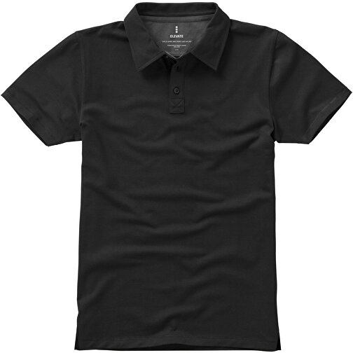 Markham Stretch Poloshirt Für Herren , schwarz, Double Pique Strick 5% Elastan, 95% BCI Baumwolle, 200 g/m2, XXL, , Bild 7