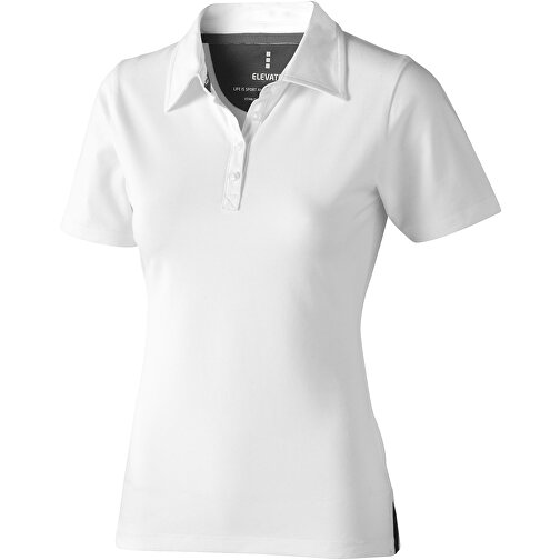 Markham Stretch Poloshirt Für Damen , weiss, Double Pique Strick 5% Elastan, 95% BCI Baumwolle, 200 g/m2, S, , Bild 1
