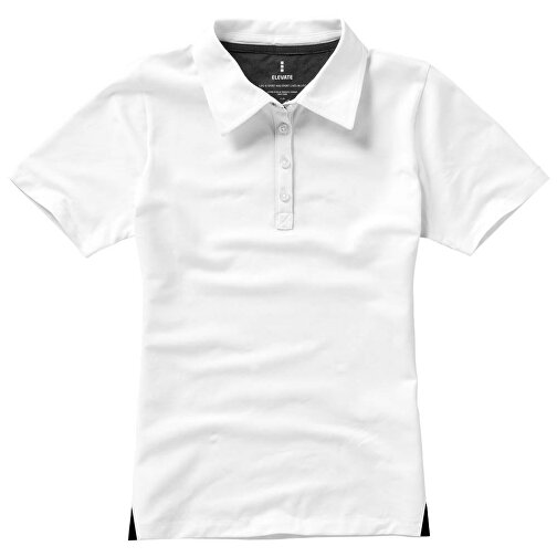 Markham Stretch Poloshirt Für Damen , weiß, Double Pique Strick 5% Elastan, 95% BCI Baumwolle, 200 g/m2, S, , Bild 26