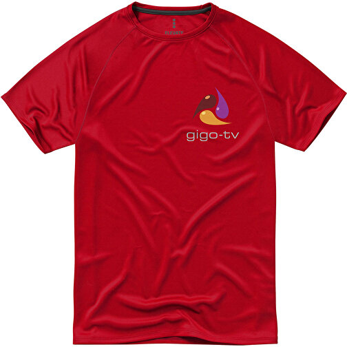 Niagara T-Shirt Cool Fit Für Herren , rot, Mesh mit Cool Fit Finish 100% Polyester, 145 g/m2, XXL, , Bild 3