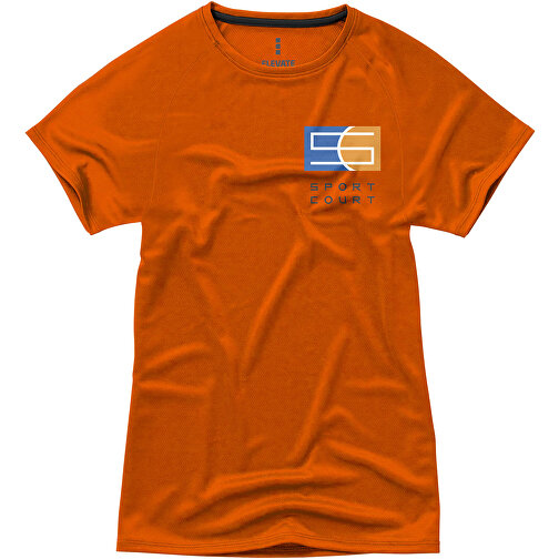 Niagara T-Shirt Cool Fit Für Damen , orange, Mesh mit Cool Fit Finish 100% Polyester, 145 g/m2, XL, , Bild 2