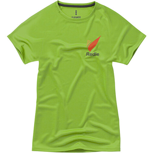 Niagara T-Shirt Cool Fit Für Damen , apfelgrün, Mesh mit Cool Fit Finish 100% Polyester, 145 g/m2, M, , Bild 3