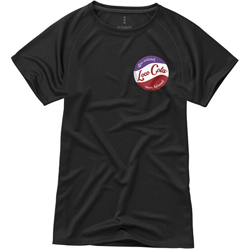 Niagara T-Shirt Cool Fit Für Damen , schwarz, Mesh mit Cool Fit Finish 100% Polyester, 145 g/m2, S, , Bild 3