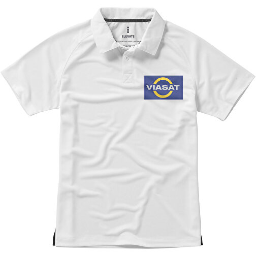 Ottawa Poloshirt Cool Fit Für Herren , weiß, Piqué Strick mit Cool Fit Finish 100% Polyester, 220 g/m2, M, , Bild 2