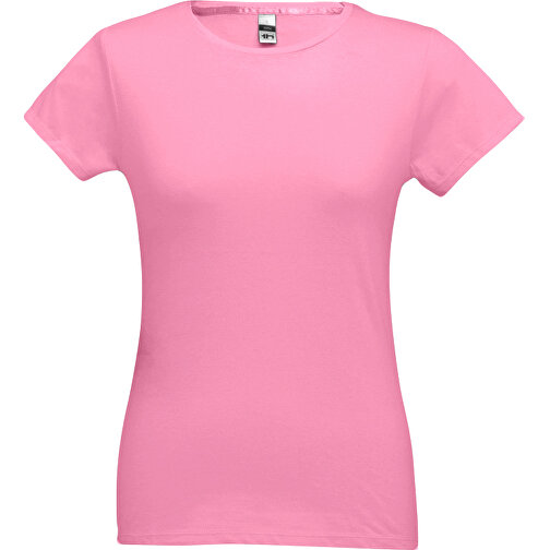 THC SOFIA. Tailliertes Damen-T-Shirt , hellrosa, 100% Baumwolle, XXL, 68,00cm x 53,00cm (Länge x Breite), Bild 1