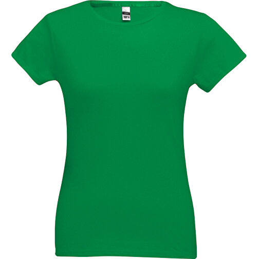 THC SOFIA. Tailliertes Damen-T-Shirt , grün, 100% Baumwolle, XL, 66,00cm x 50,00cm (Länge x Breite), Bild 1