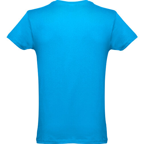 THC LUANDA. Herren-T-Shirt Aus Baumwolle Im Schlauchformat , wasserblau, 100% Baumwolle, XL, 76,00cm x 59,00cm (Länge x Breite), Bild 2