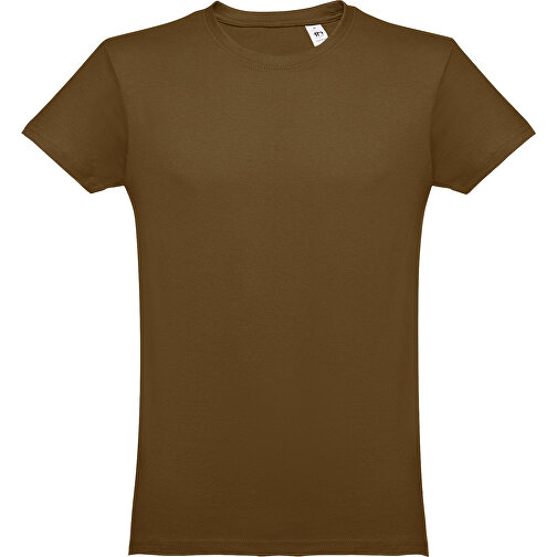 THC LUANDA. Herren-T-Shirt Aus Baumwolle Im Schlauchformat , khaki, 100% Baumwolle, XS, 67,00cm x 47,00cm (Länge x Breite), Bild 1