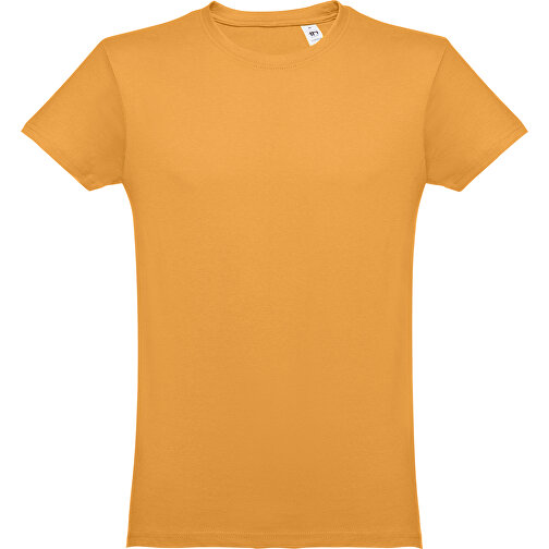 THC LUANDA. Herren-T-Shirt Aus Baumwolle Im Schlauchformat , dunkelgelb, 100% Baumwolle, XS, 67,00cm x 47,00cm (Länge x Breite), Bild 1