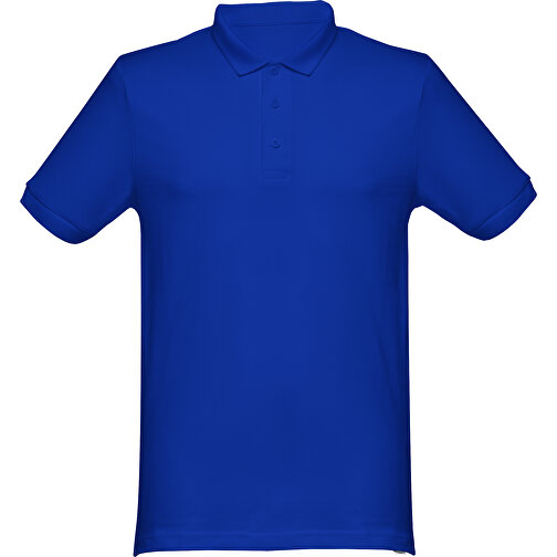 THC MONACO. Herren Poloshirt , königsblau, 100% Baumwolle, M, 72,00cm x 50,00cm (Länge x Breite), Bild 1