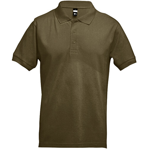THC ADAM. Kurzarm-Poloshirt Aus Baumwolle Für Herren , khaki, 100% Baumwolle, L, 71,50cm x 54,00cm (Länge x Breite), Bild 1