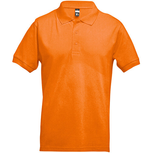 THC ADAM. Kurzarm-Poloshirt Aus Baumwolle Für Herren , orange, 100% Baumwolle, M, 69,50cm x 50,00cm (Länge x Breite), Bild 1