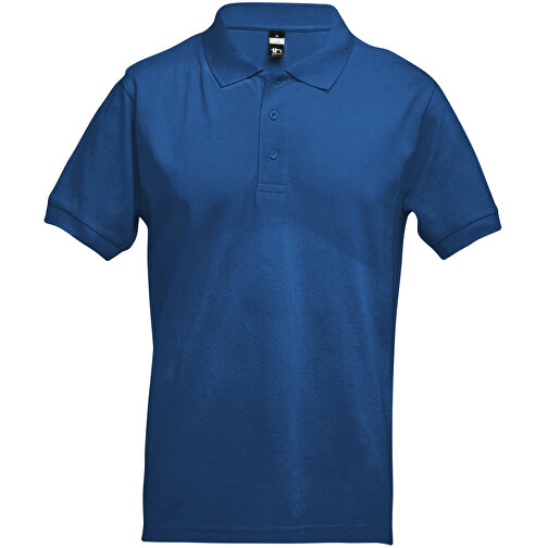 THC ADAM. Kurzarm-Poloshirt Aus Baumwolle Für Herren , königsblau, 100% Baumwolle, XL, 73,00cm x 58,00cm (Länge x Breite), Bild 1