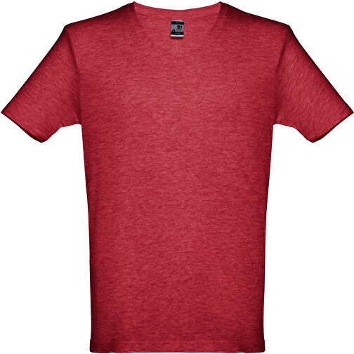 THC ATHENS. Herren T-shirt , rot melliert, 100% Baumwolle, M, 71,50cm x 50,00cm (Länge x Breite), Bild 1