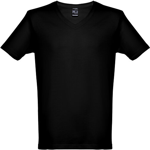 THC ATHENS. Herren T-shirt , blau melliert, 100% Baumwolle, XL, 75,50cm x 57,00cm (Länge x Breite), Bild 2