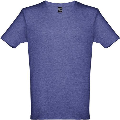 THC ATHENS. Herren T-shirt , blau melliert, 100% Baumwolle, S, 69,50cm x 48,00cm (Länge x Breite), Bild 1