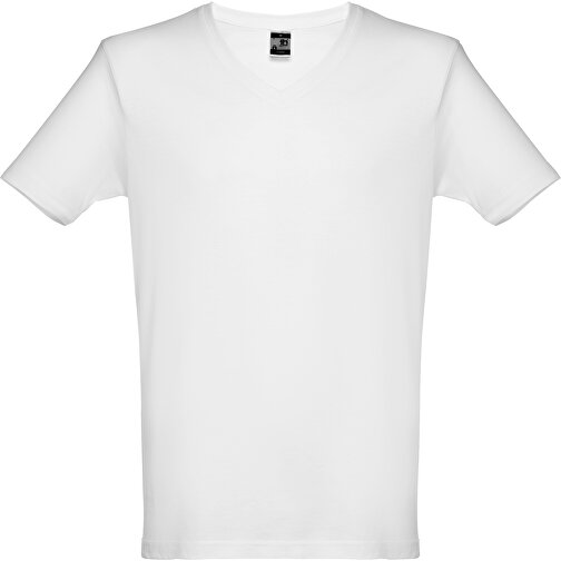 THC ATHENS WH. Herren T-shirt , weiss, 100% Baumwolle, S, 69,50cm x 48,00cm (Länge x Breite), Bild 2