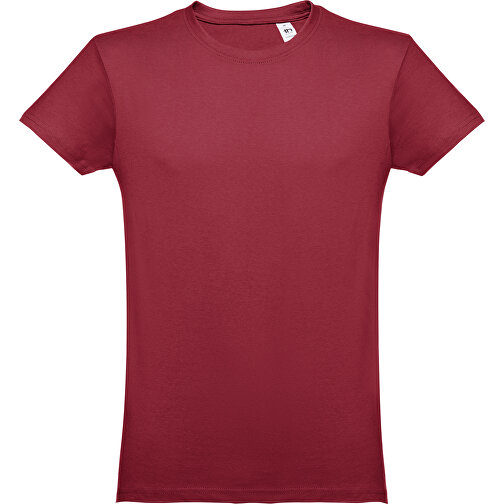 THC LUANDA. Herren-T-Shirt Aus Baumwolle Im Schlauchformat , burgunder, 100% Baumwolle, L, 74,00cm x 56,00cm (Länge x Breite), Bild 1