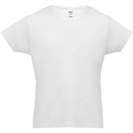 THC LUANDA WH. Herren-T-Shirt Aus Baumwolle. Weiße Farbe , weiß, 100% Baumwolle, L, 74,00cm x 56,00cm (Länge x Breite), Bild 2