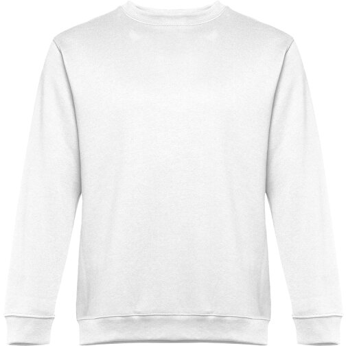 THC DELTA WH. Unisex Sweatshirt , weiss, Baumwolle und Polyester, XL, 73,00cm x 61,00cm (Länge x Breite), Bild 2