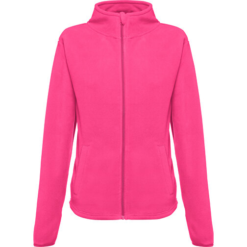 THC HELSINKI WOMEN. Polarfleecejacke Aus Polyester Mit Gürtel Für Damen , grau, Polyester, S, 62,00cm x 44,00cm (Länge x Breite), Bild 2