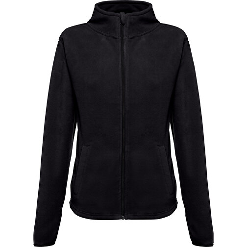 THC HELSINKI WOMEN. Polarfleecejacke Aus Polyester Mit Gürtel Für Damen , schwarz, Polyester, L, 66,00cm x 48,00cm (Länge x Breite), Bild 1