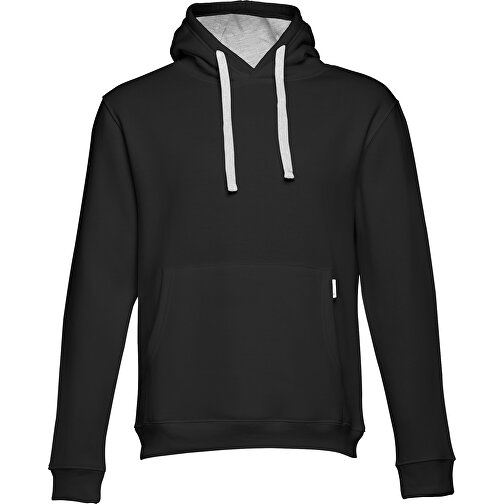 THC MOSCOW. Unisex Sweatshirt , schwarz, Baumwolle und Polyester, XXL, 74,00cm x 64,00cm (Länge x Breite), Bild 1